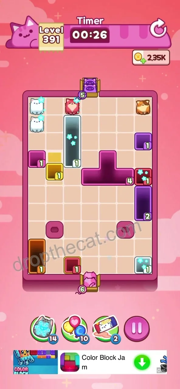 Drop The Cat Level 391 step 3