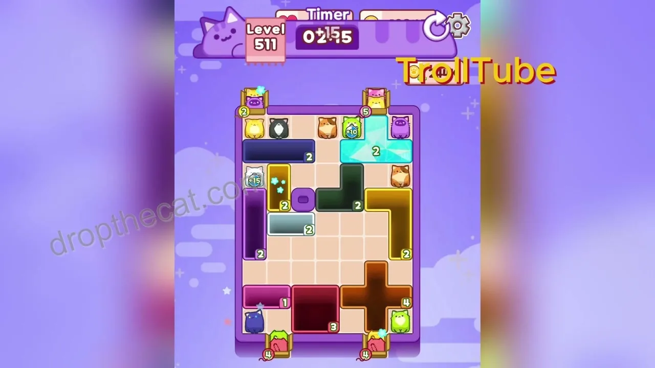 Drop The Cat Level 511 step 3