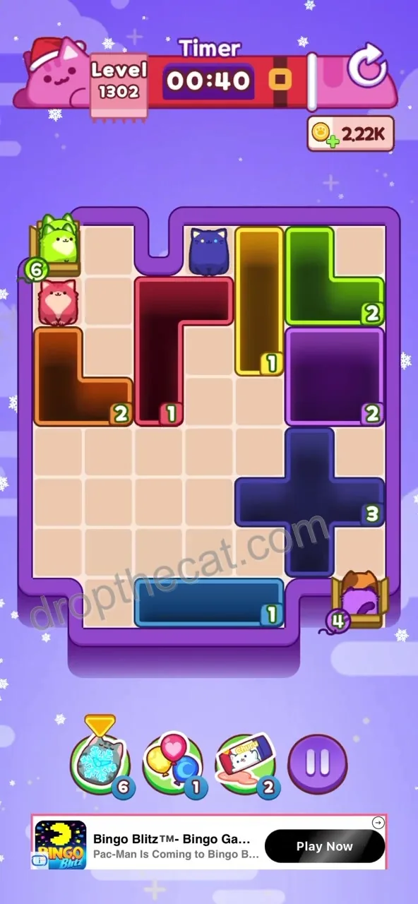 Drop The Cat Level 1302 step 3