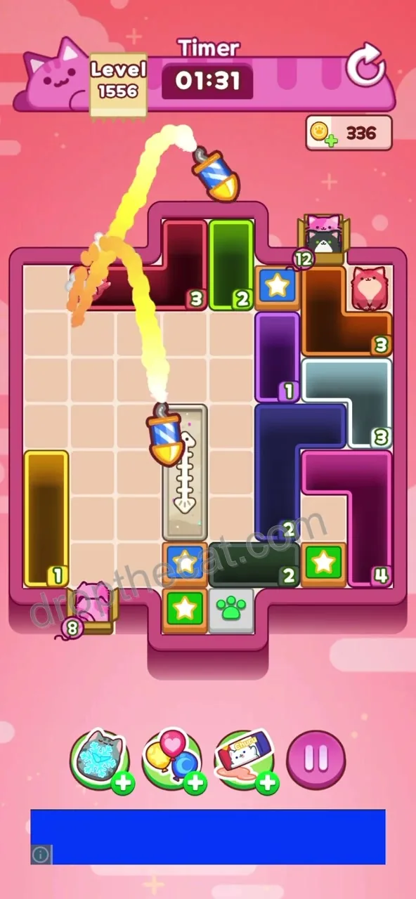 Drop The Cat Level 1556 step 2