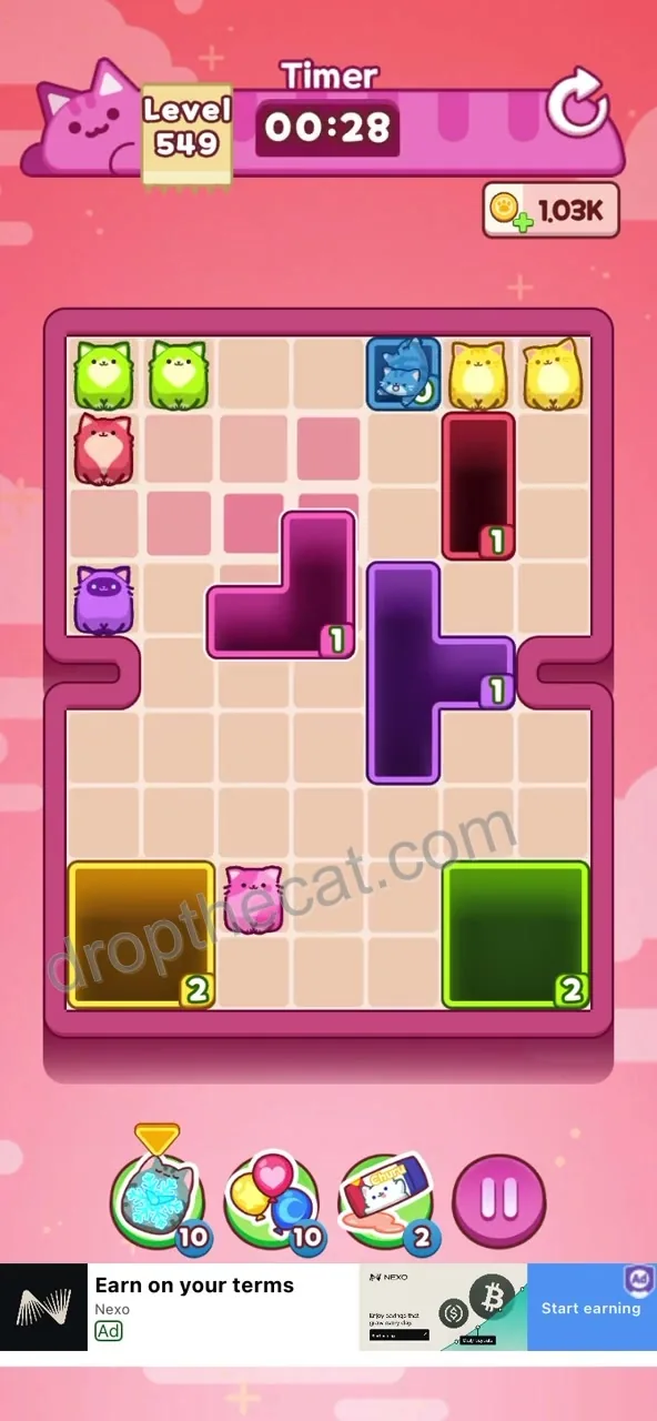 Drop The Cat Level 549 step 3