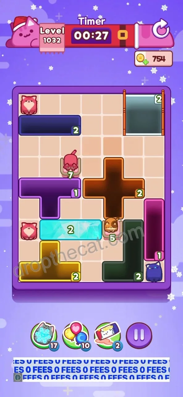 Drop The Cat Level 1032 step 3