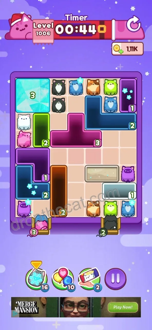 Drop The Cat Level 1006 step 2