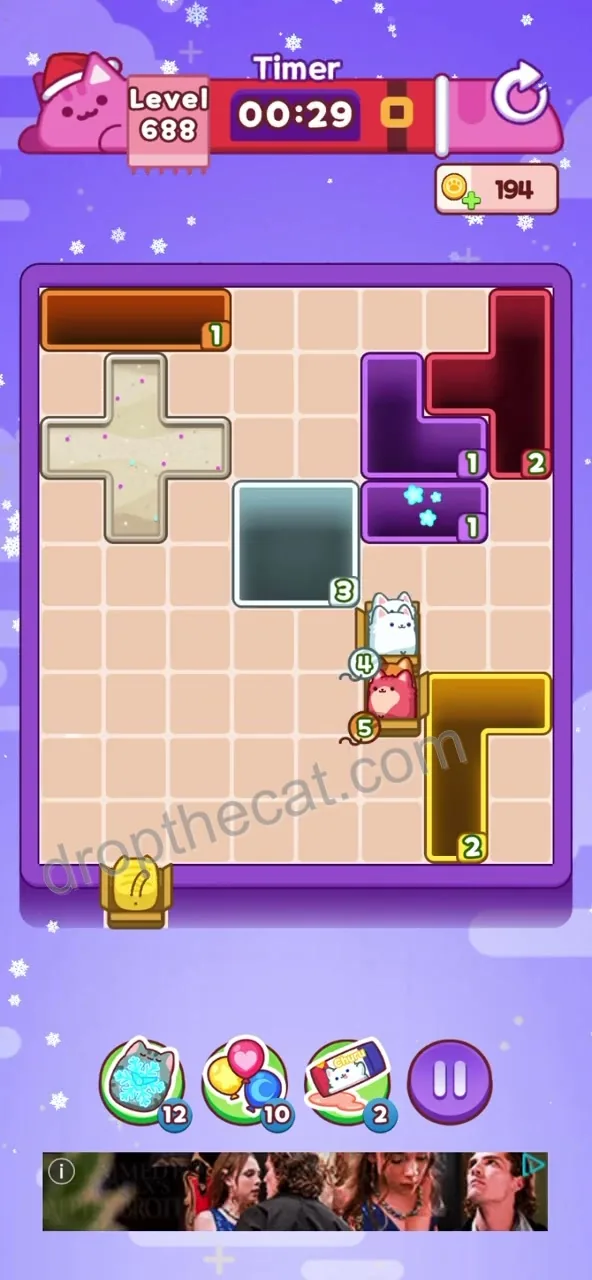 Drop The Cat Level 688 step 2