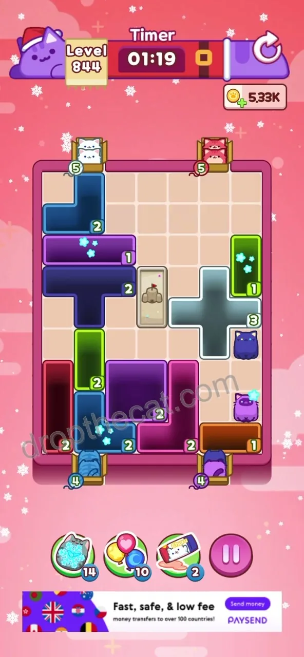 Drop The Cat Level 844 step 2