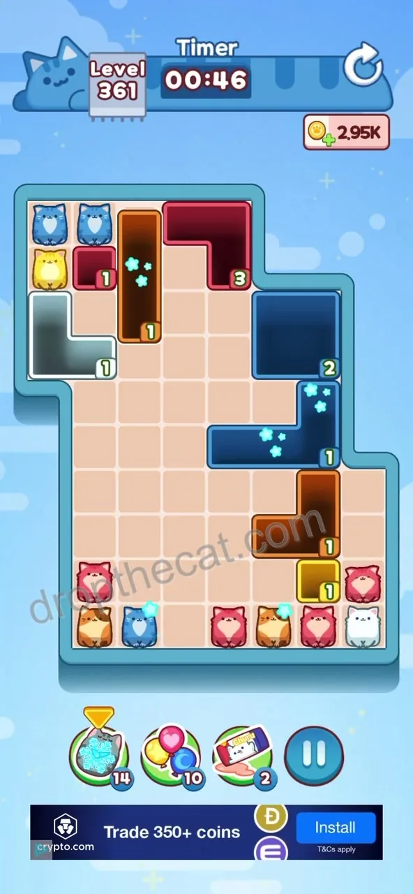 Drop The Cat Level 361 step 2
