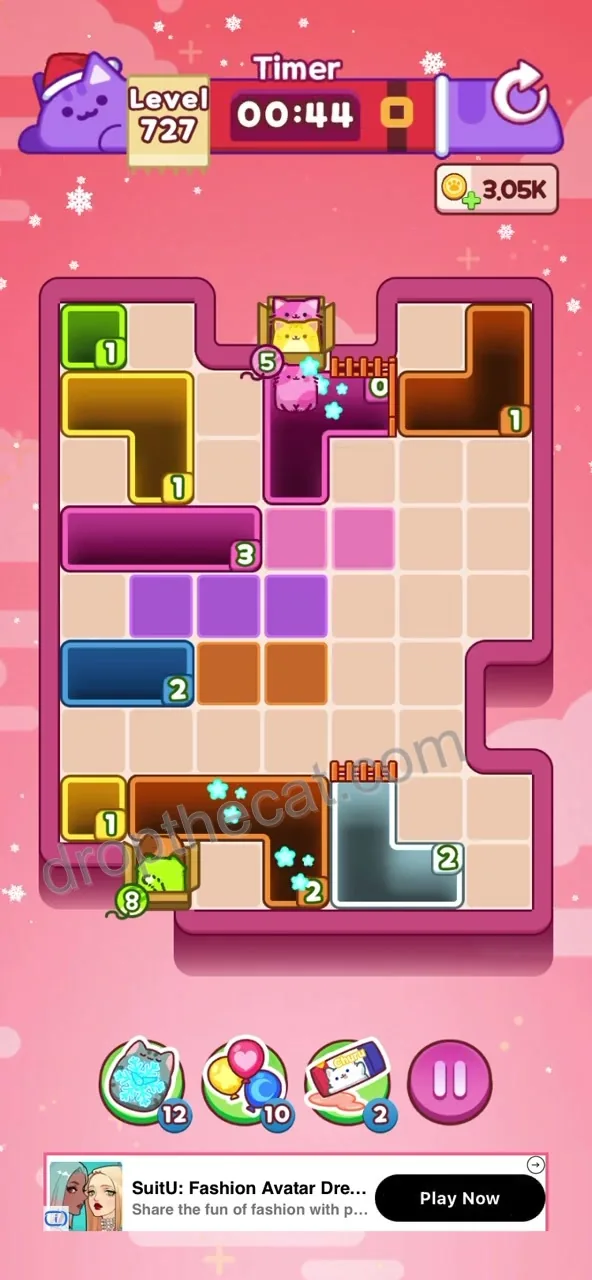 Drop The Cat Level 727 step 3