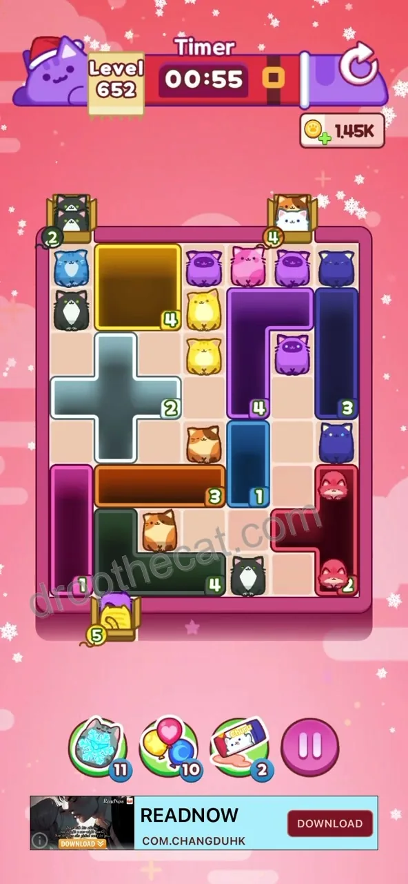 Drop The Cat Level 652 step 1