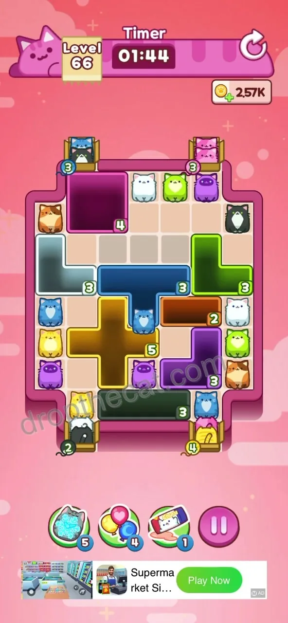 Drop The Cat Level 66