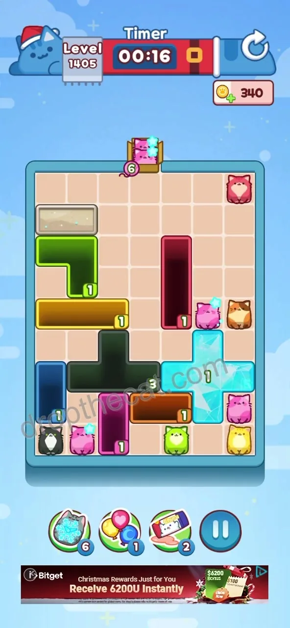 Drop The Cat Level 1405 step 2