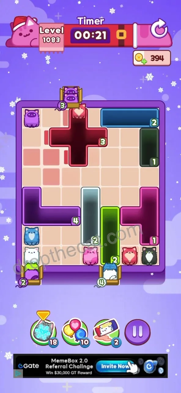Drop The Cat Level 1083 step 3