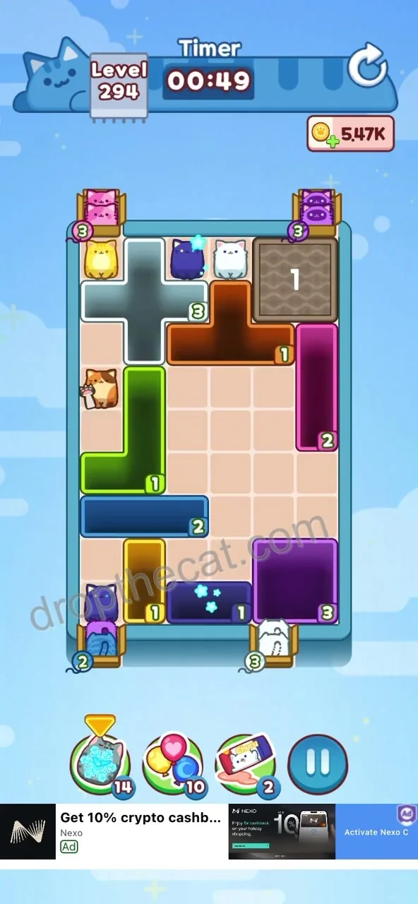 Drop The Cat Level 294 step 2