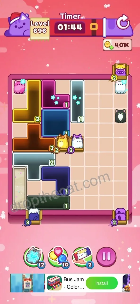 Drop The Cat Level 696 step 3