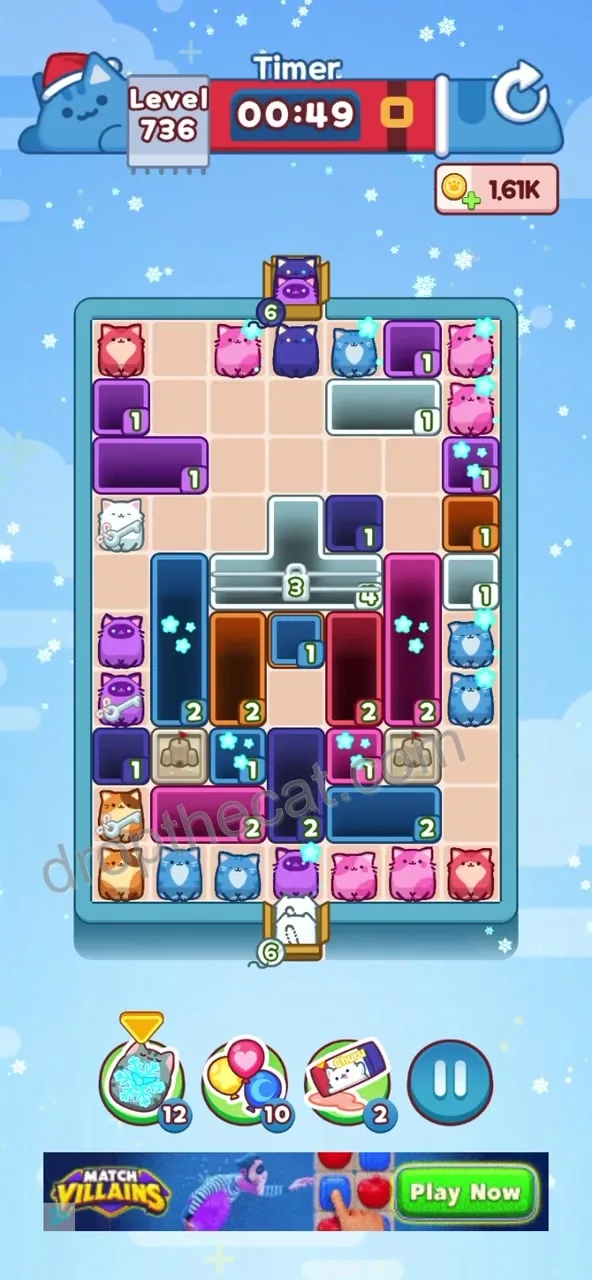 Drop The Cat Level 736 step 2