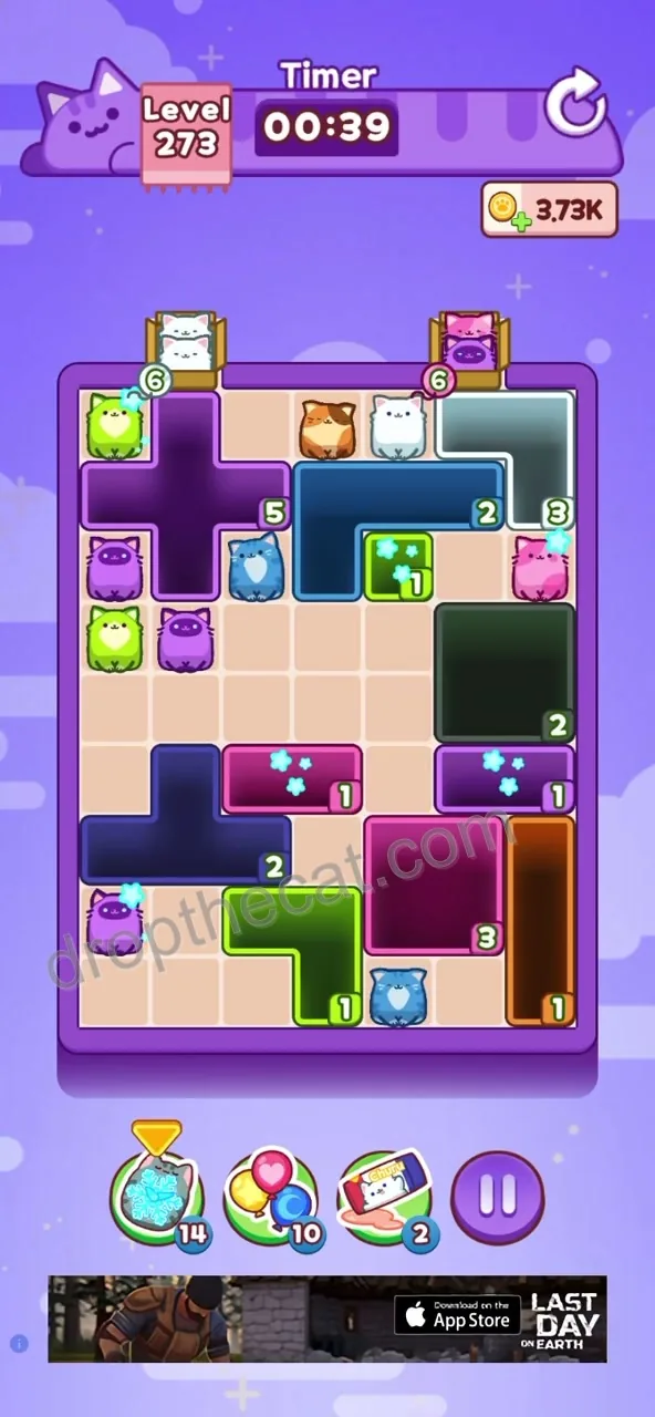 Drop The Cat Level 273 step 2