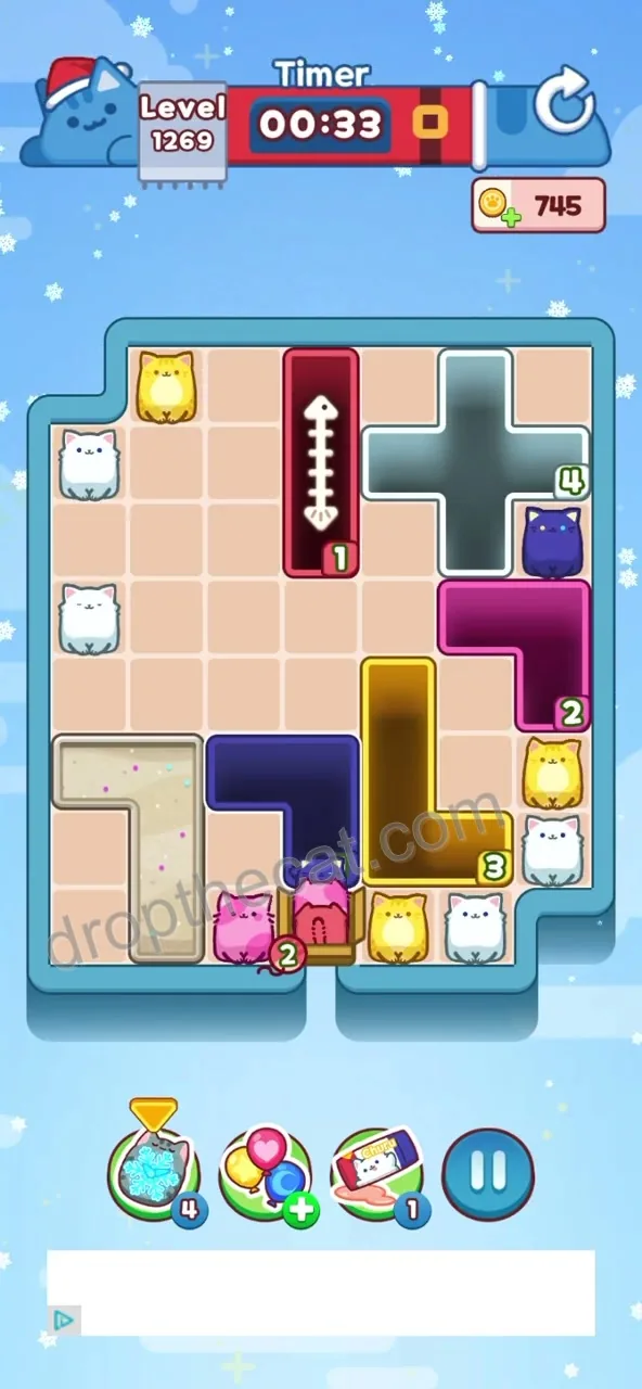 Drop The Cat Level 1269 step 3