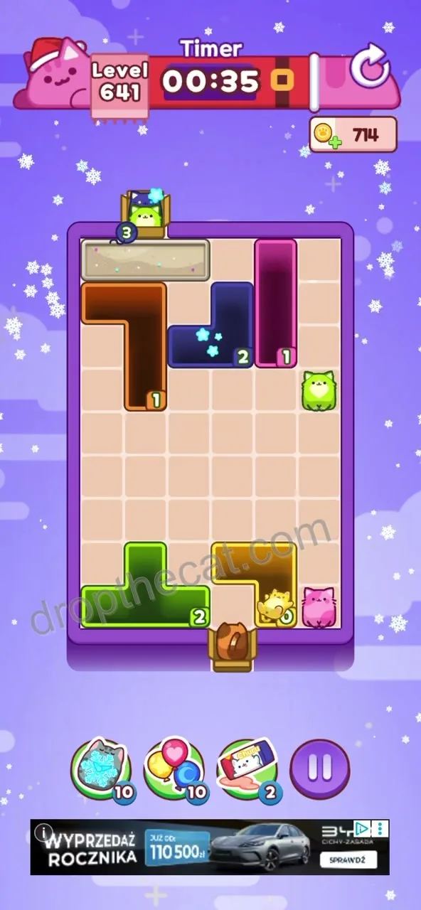 Drop The Cat Level 641 step 3