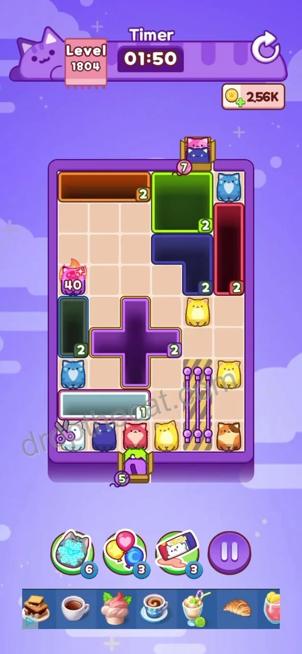 Drop The Cat Level 1804 step 1