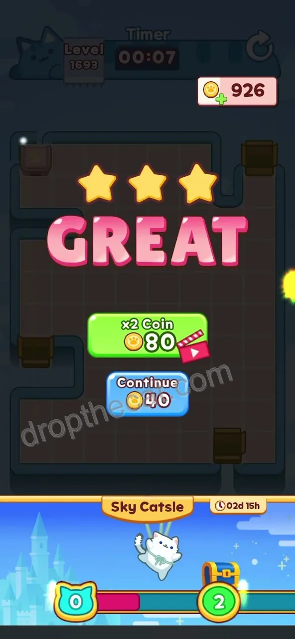 Drop The Cat Level 1693 step 4