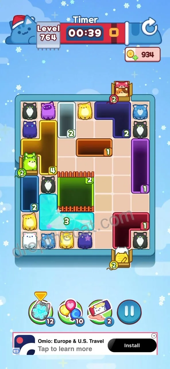 Drop The Cat Level 764 step 2