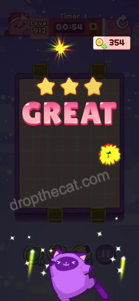 Drop The Cat Level 912 step 3