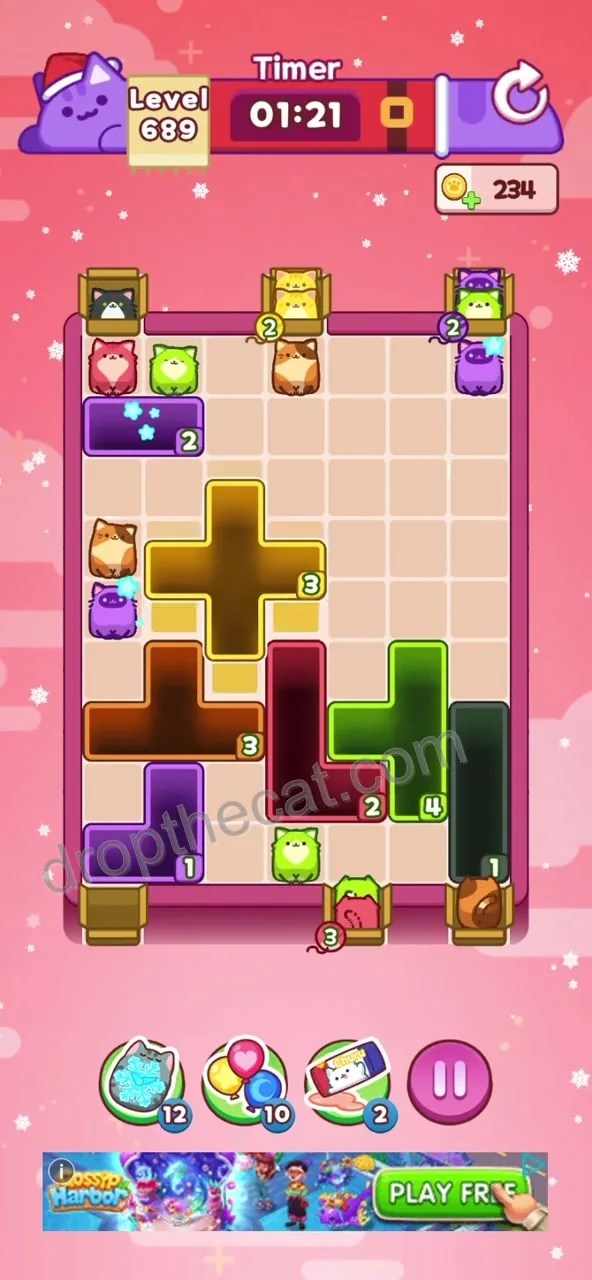 Drop The Cat Level 689 step 3