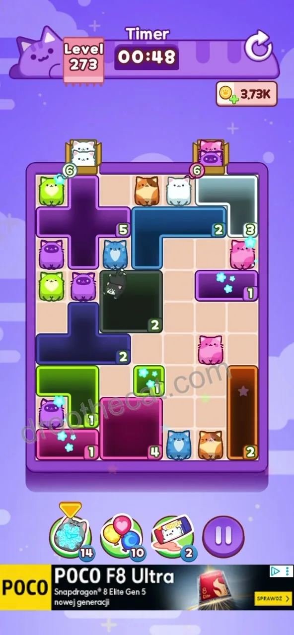 Drop The Cat Level 273 step 1
