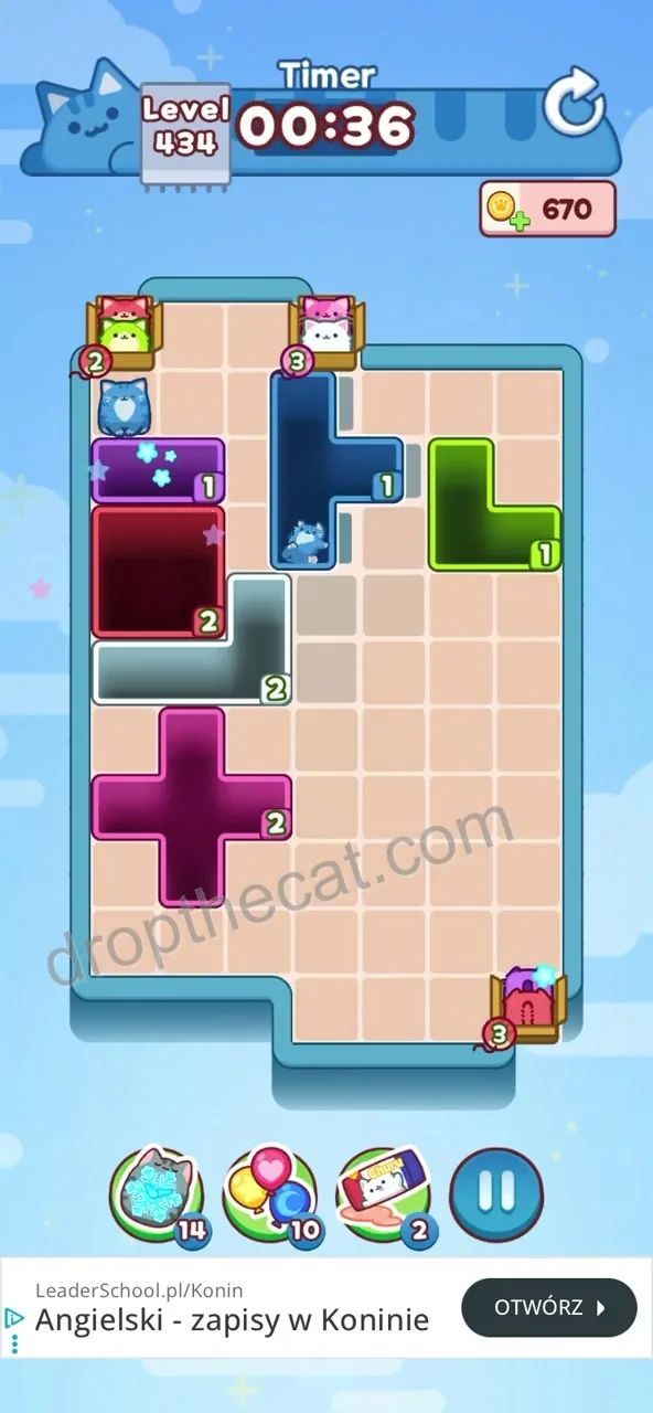 Drop The Cat Level 434 step 3