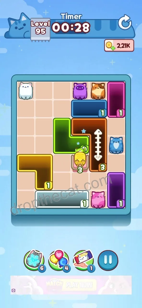 Drop The Cat Level 95 step 3