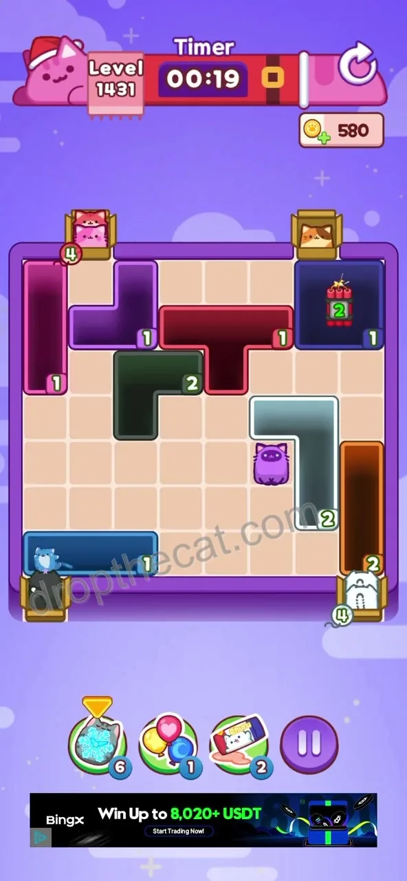 Drop The Cat Level 1431 step 3