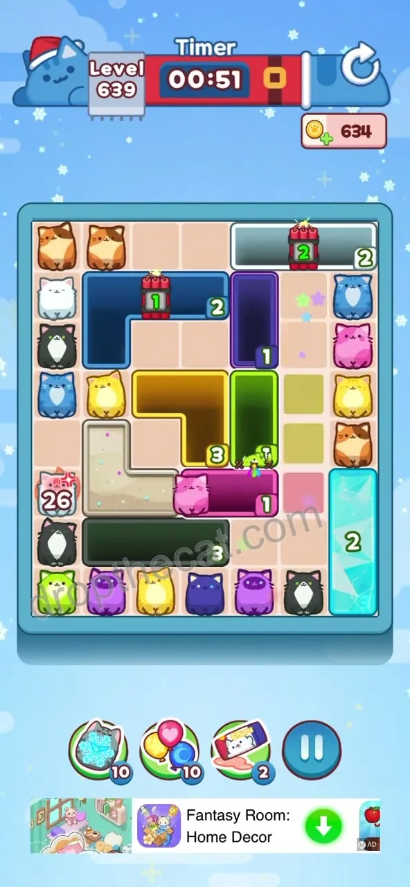 Drop The Cat Level 639 step 1