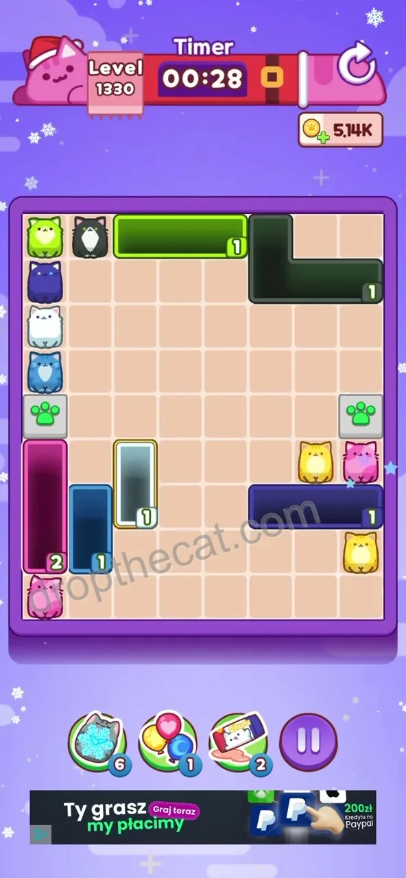 Drop The Cat Level 1330 step 3
