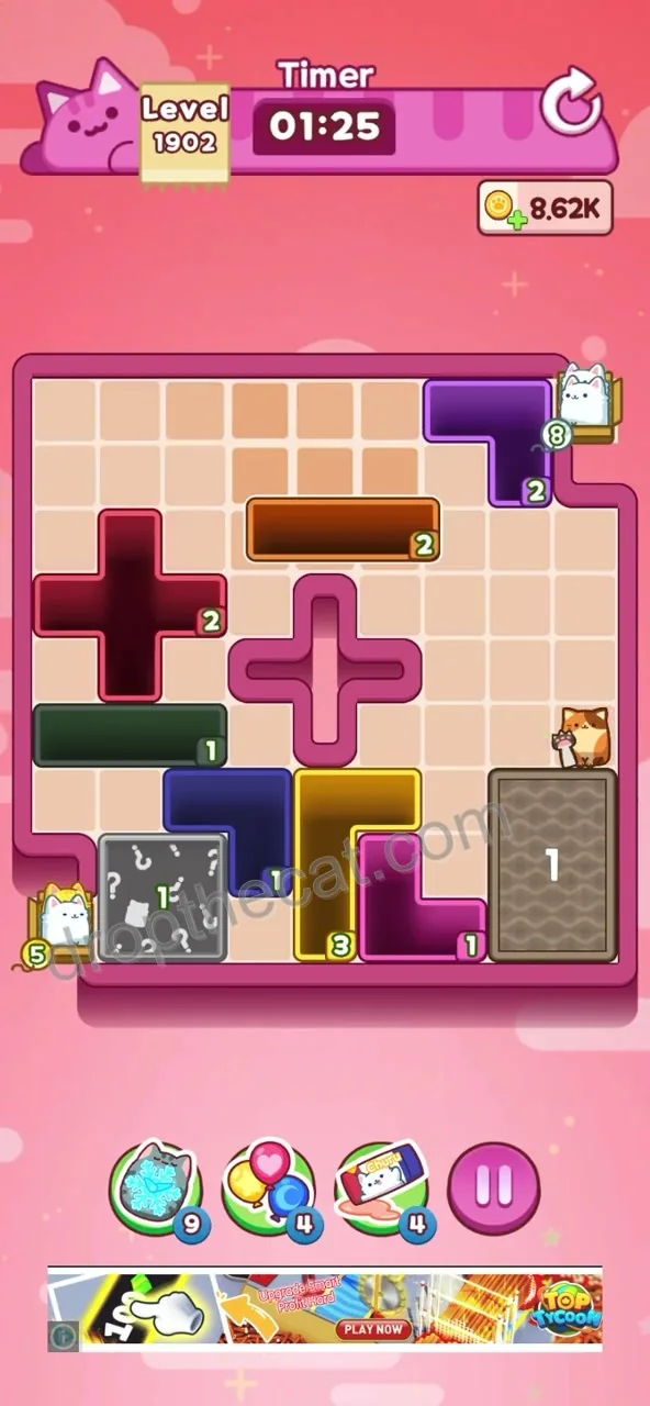 Drop The Cat Level 1902 step 3