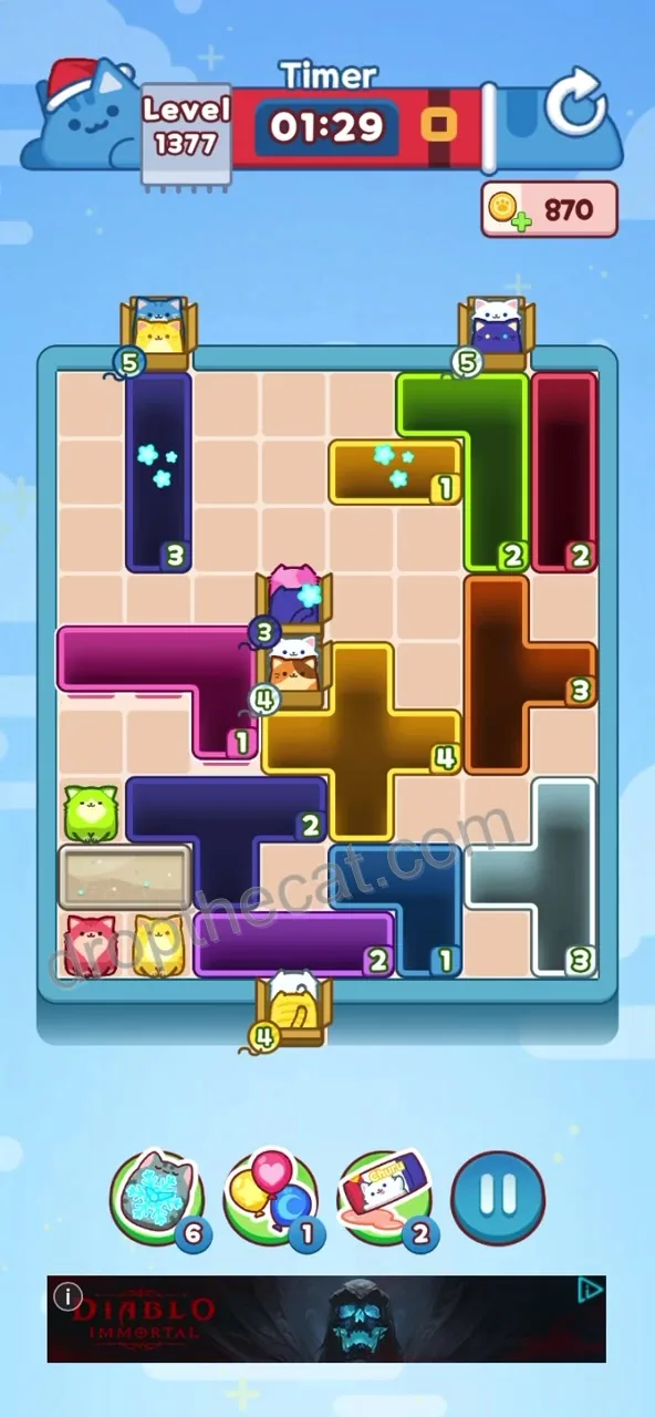 Drop The Cat Level 1377 step 2