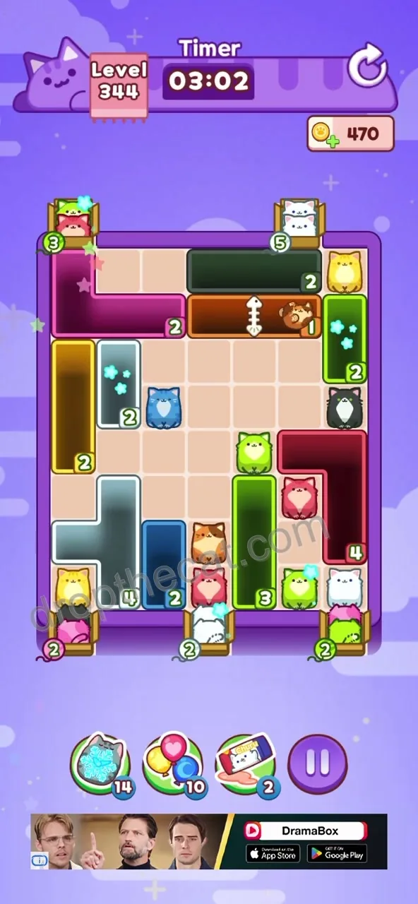 Drop The Cat Level 344 step 1