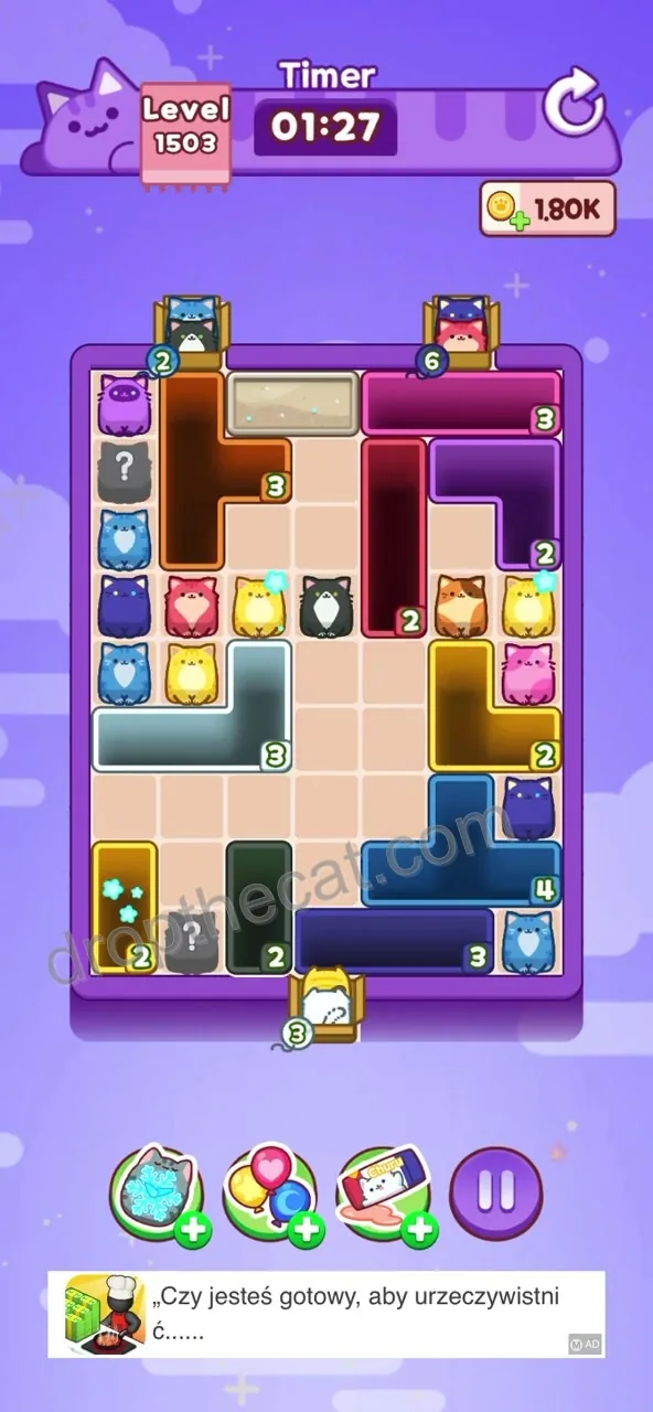 Drop The Cat Level 1503 step 2