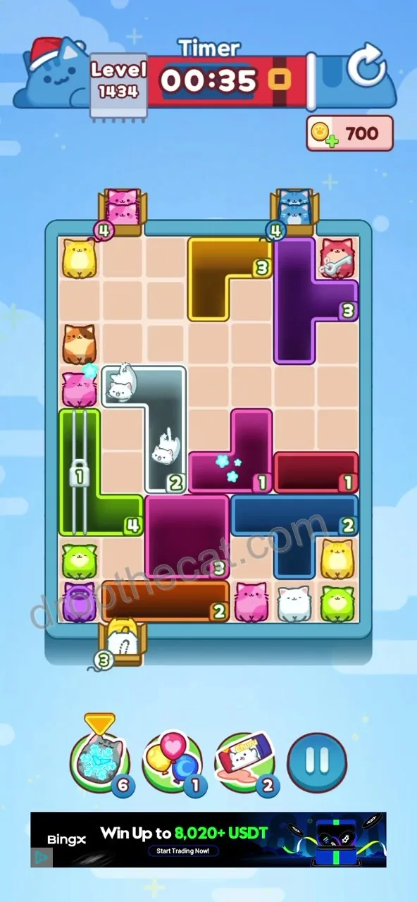 Drop The Cat Level 1434 step 3