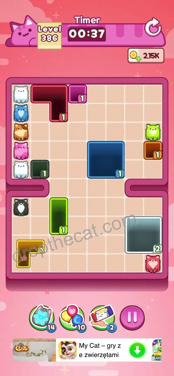 Drop The Cat Level 386 step 3