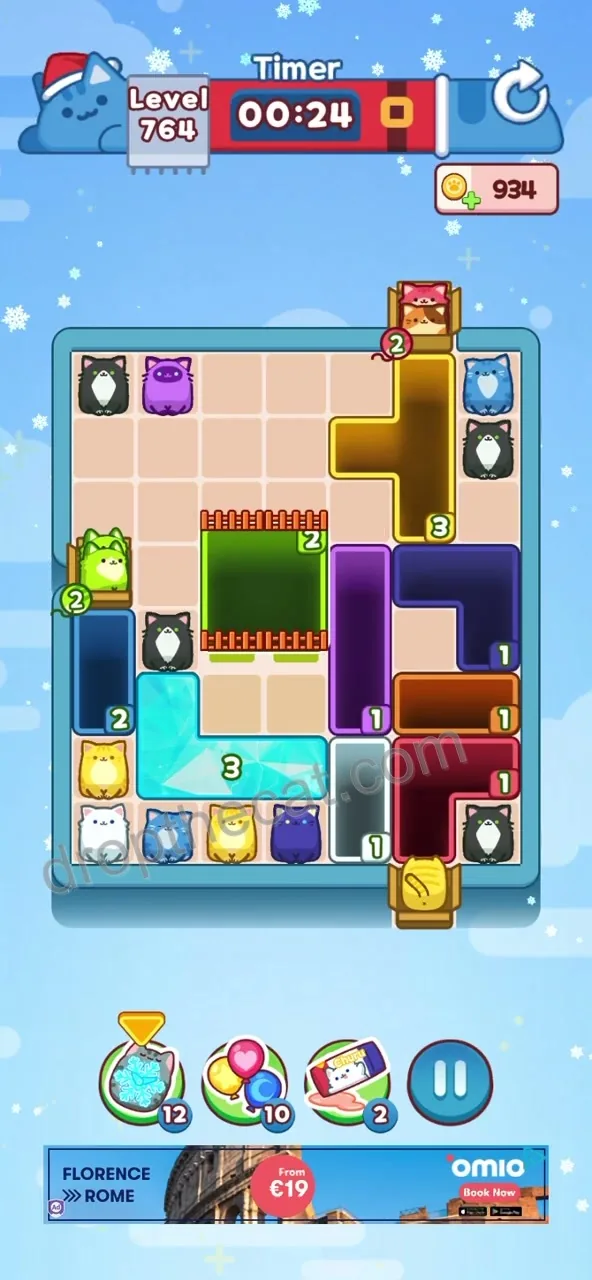 Drop The Cat Level 764 step 3