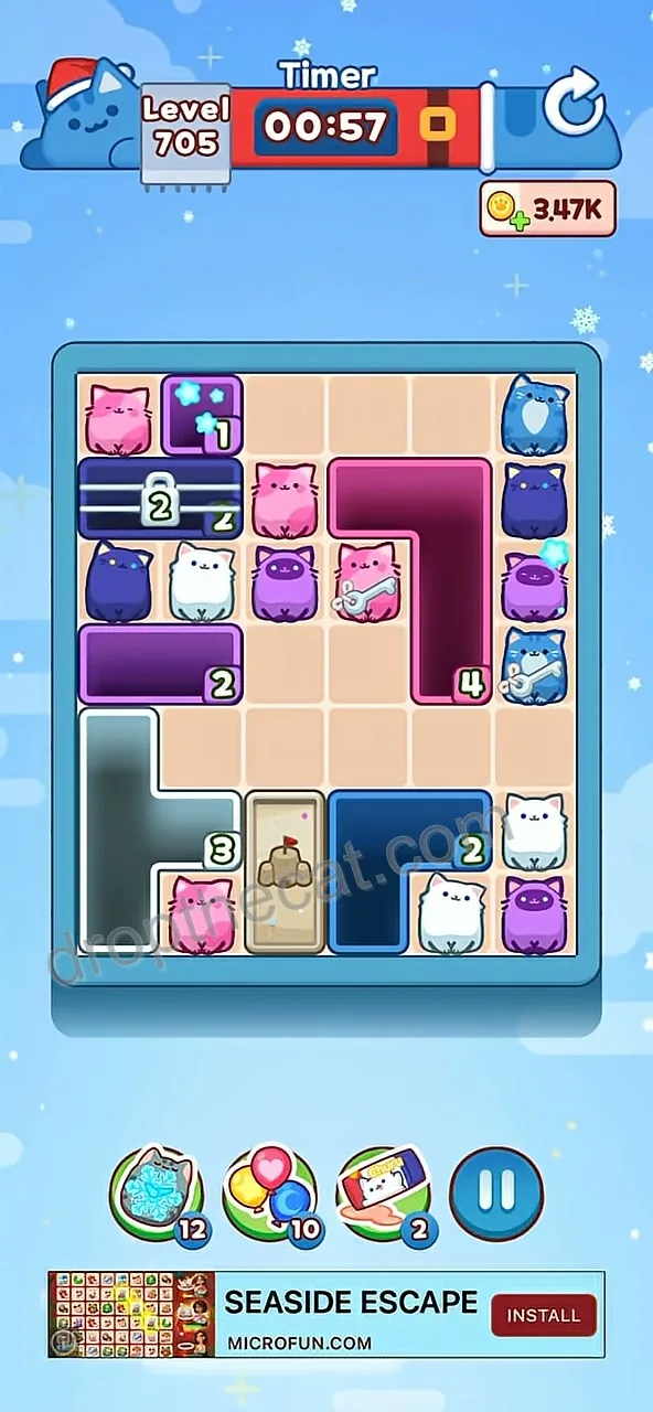 Drop The Cat Level 705 step 1