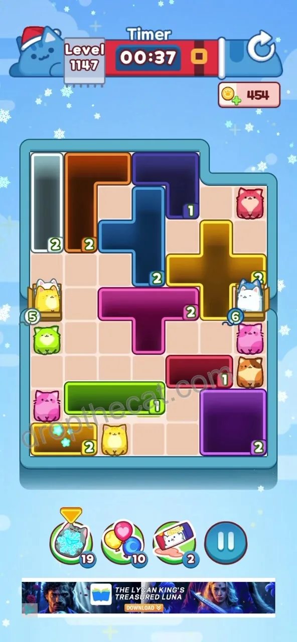 Drop The Cat Level 1147 step 2
