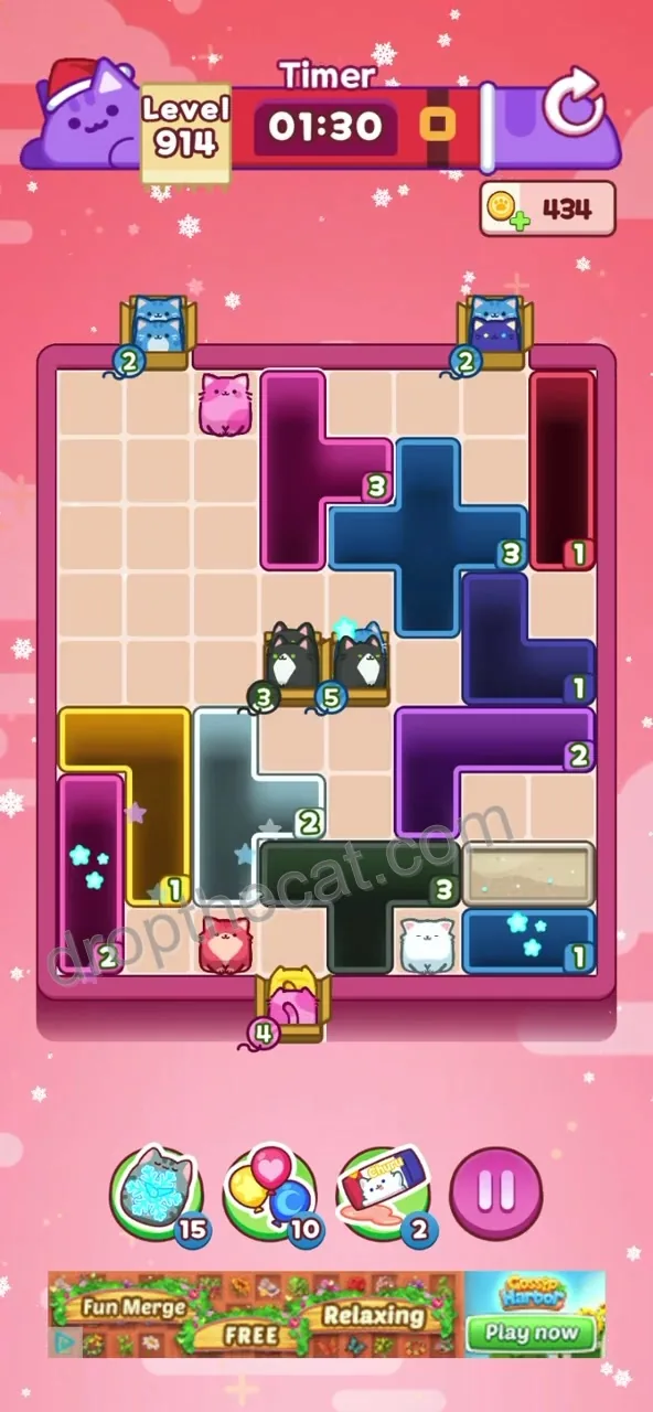 Drop The Cat Level 914 step 3