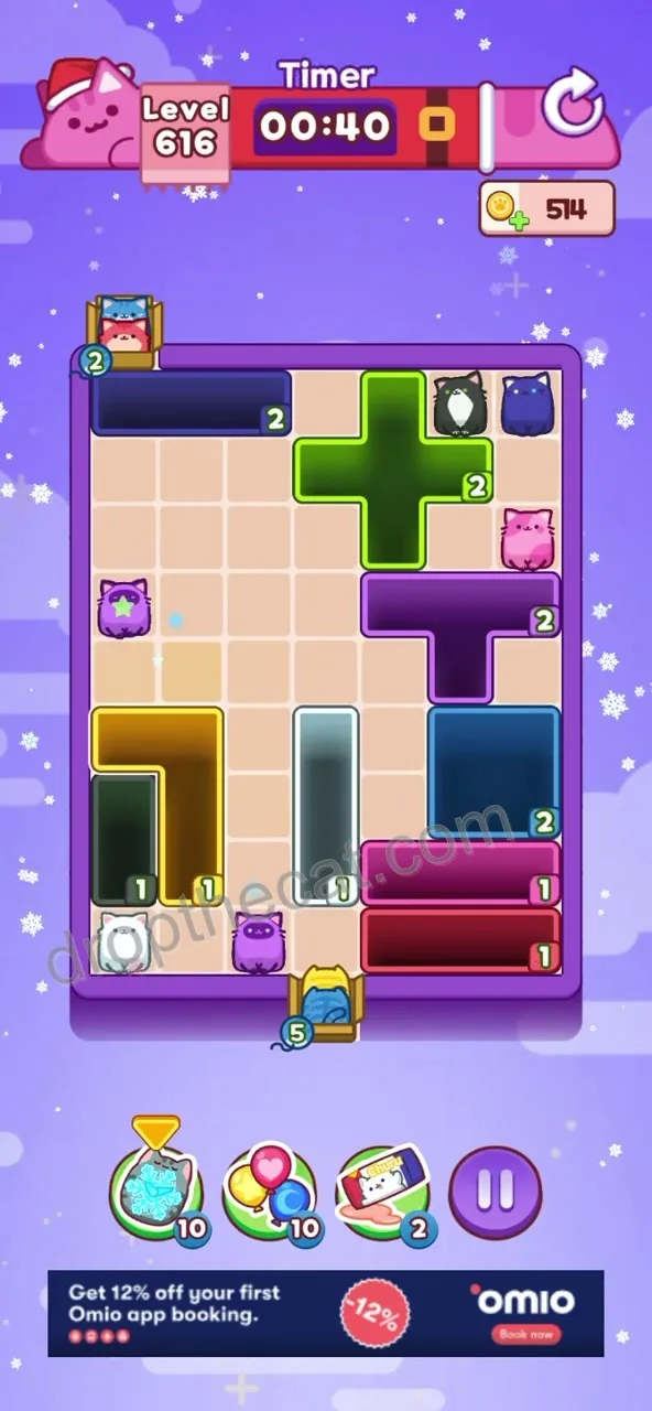 Drop The Cat Level 616 step 2