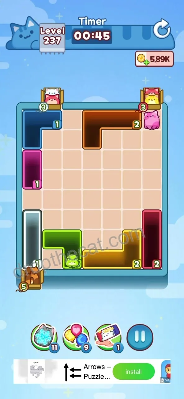 Drop The Cat Level 237 step 3