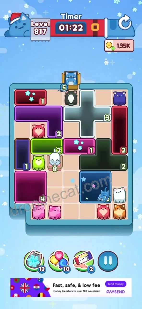 Drop The Cat Level 817 step 1