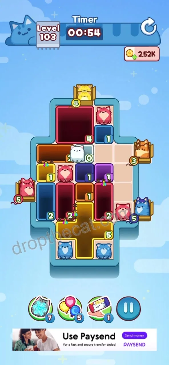 Drop The Cat Level 103