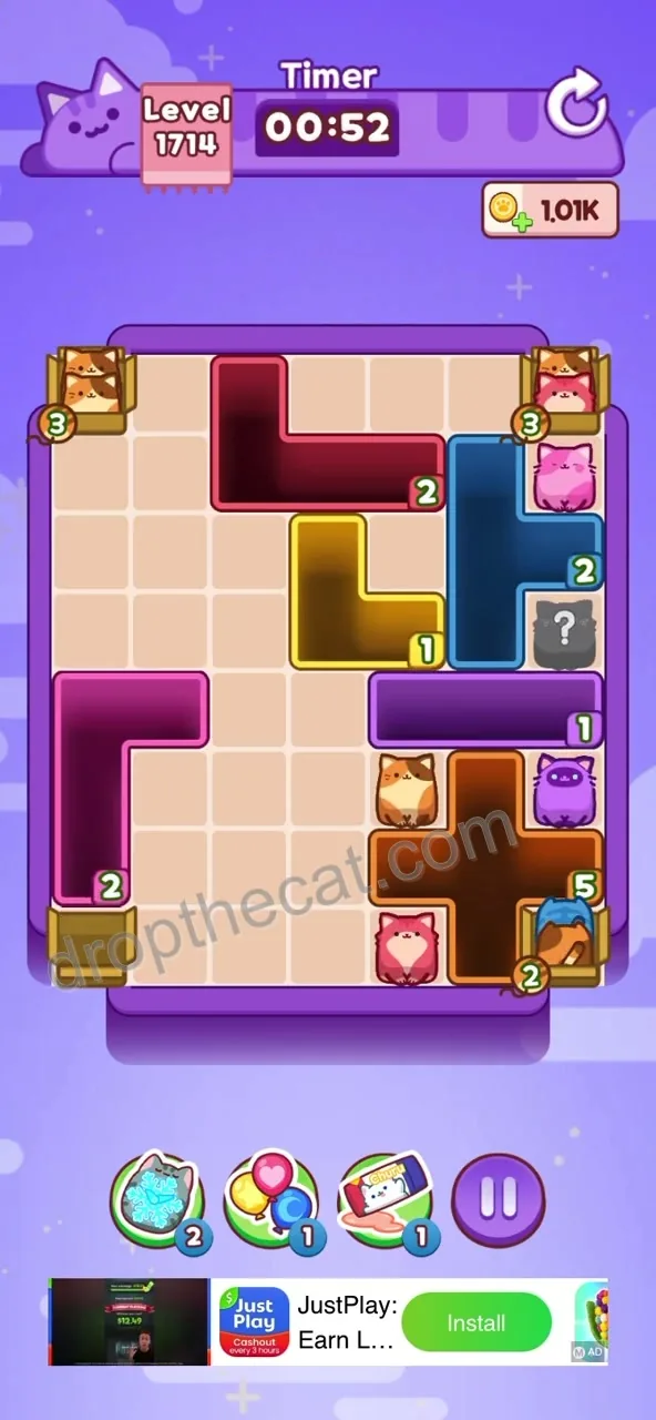 Drop The Cat Level 1714 step 3