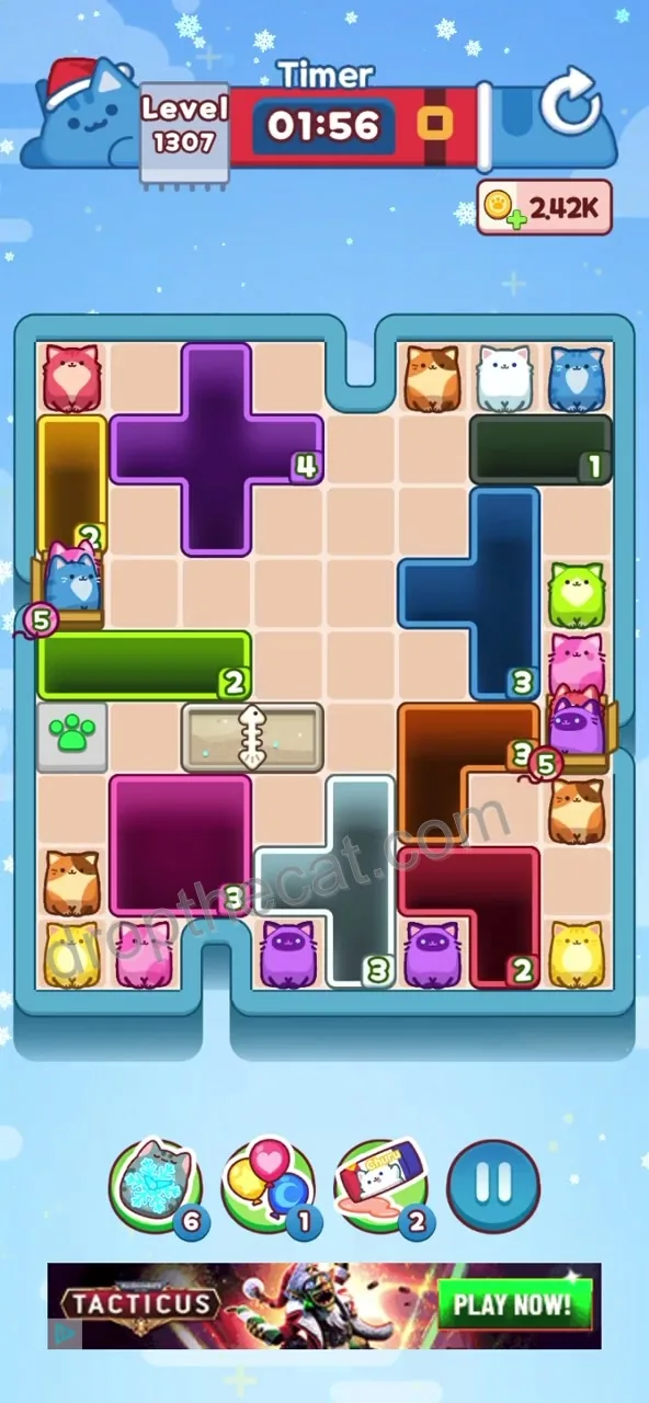 Drop The Cat Level 1307 step 2