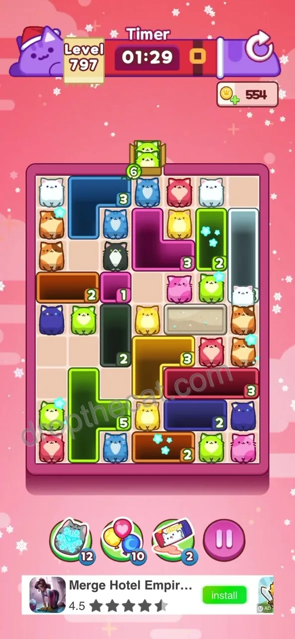 Drop The Cat Level 797 step 1