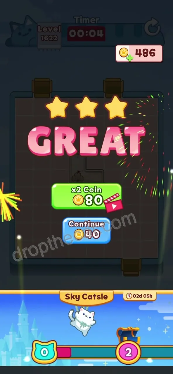 Drop The Cat Level 1622 step 3